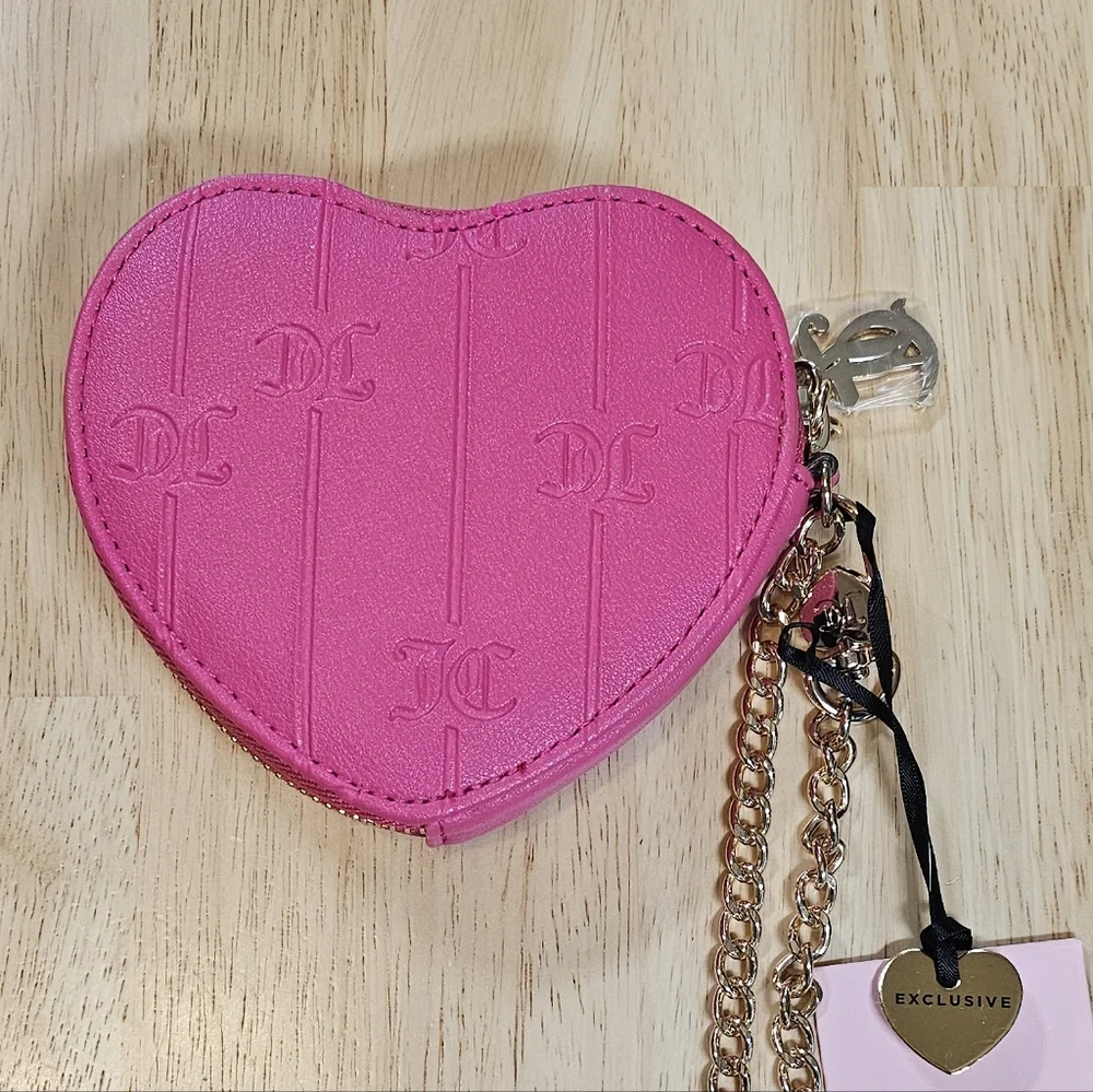 New✨️ Exclusive Juicy Couture Heart Coin Case - Picture 6 of 10